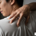 tension knot in shoulder blade