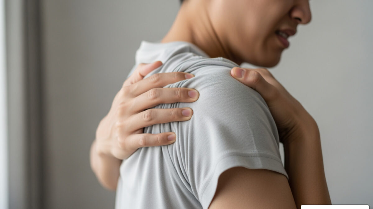 chronic muscle knots in shoulder blade