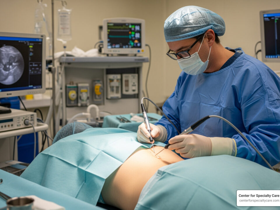 back ablation procedure