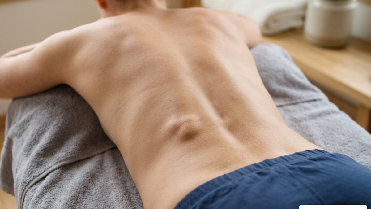 knot in lumbar region