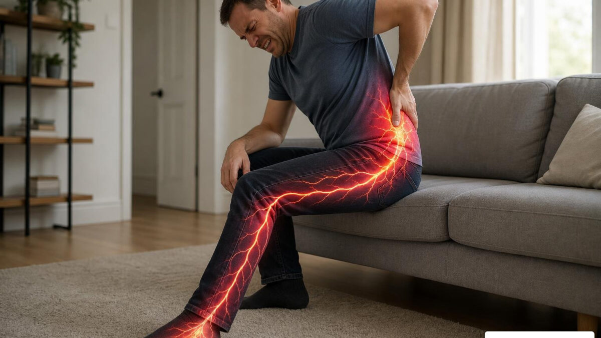 electric shock leg pain radiating from lower back to foot